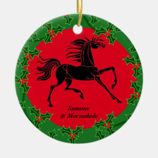Persoonlijke uitzendingen voor paarden en andere p keramisch ornament