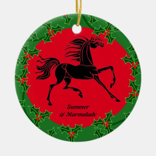 Persoonlijke uitzendingen voor paarden en andere p keramisch ornament (Voorkant)