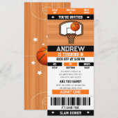 Persoonlijke Ultieme Basketbal Verjaardag Event Pa Kaart (Voorkant / Achterkant)