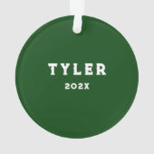 Persoonlijke Ultimate Frisbee Ornament (achterkant)
