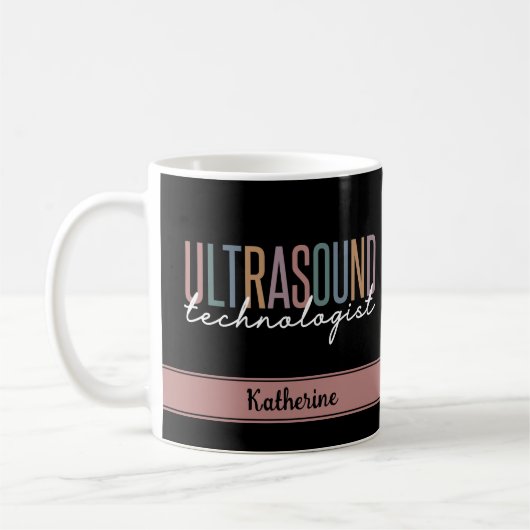 Persoonlijke Ultrasound-cadeautjes van de technolo Koffiemok (Links)
