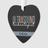 Persoonlijke Ultrasound-cadeautjes van de technolo Ornament (voorkant)