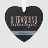 Persoonlijke Ultrasound-cadeautjes van de technolo Ornament (voorkant)