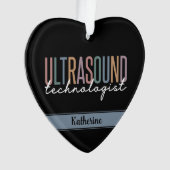 Persoonlijke Ultrasound-cadeautjes van de technolo Ornament (voorkant)