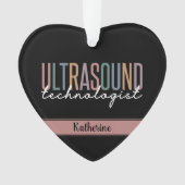 Persoonlijke Ultrasound-cadeautjes van de technolo Ornament (voorkant)