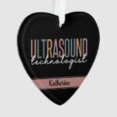 Persoonlijke Ultrasound-cadeautjes van de technolo Ornament (voorkant)