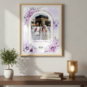 Persoonlijke Umrah Mubarak-foto Islamitische wandk Poster