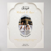 Persoonlijke Umrah Mubarak-foto poster (Voorkant)