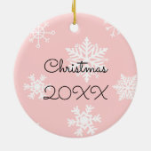 Persoonlijke Unicorn, Butterfly en Rainbow Keramisch Ornament (Achterkant)