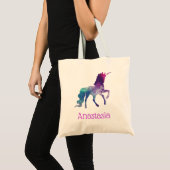 Persoonlijke Unicorn-Canvas tas (Voorkant (product))