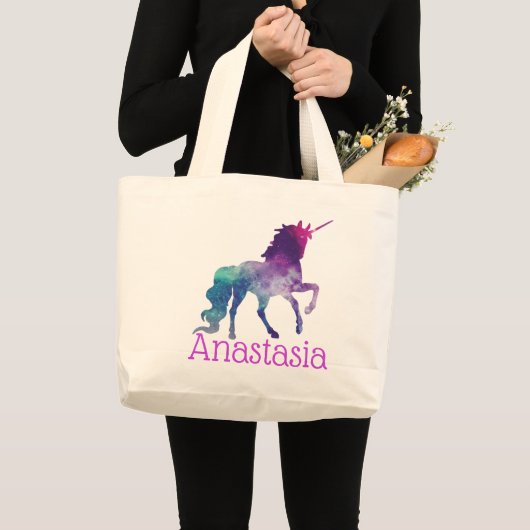 Persoonlijke Unicorn-Canvas tas (Voorkant (product))