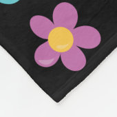 Persoonlijke Unicorn en regenboog Fleece Deken (Hoek)