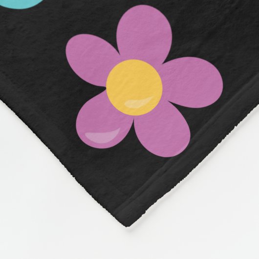 Persoonlijke Unicorn en regenboog Fleece Deken (Hoek)