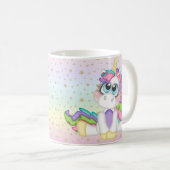 Persoonlijke Unicorn Koffiemok (Voorkant rechts)