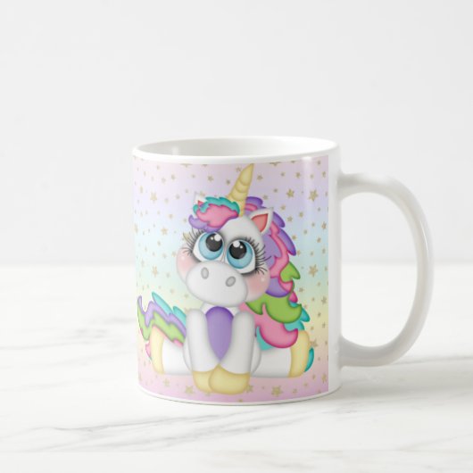 Persoonlijke Unicorn Koffiemok (Rechts)