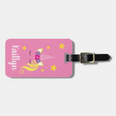 Persoonlijke Unicorn |Magische roze reis Bagagelabel (Voorkant horizontaal)
