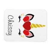 Persoonlijke Unicorn Magneet (Horizontaal)