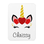Persoonlijke Unicorn Magneet (Verticaal)