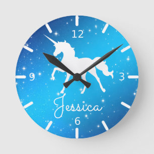 Persoonlijke Unicorn Ronde Klok