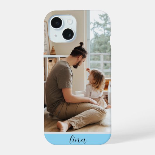 Persoonlijke unieke dochter foto collage  iPhone 15 case (Achterkant)