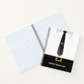 Persoonlijke uniform voor piloten notitieboek (Binnen)