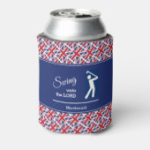 Persoonlijke UNION JACK Golf Blikjeskoeler (Blikje Achterkant)