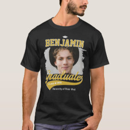 Persoonlijke Universiteit Afgestudeerde Foto Afstu T-shirt