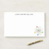 Persoonlijke UP AND ATOM Leuke Wetenschap Post-it® Notes (Op bureau)