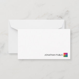 Persoonlijke Upload Company Logo Hier Jouw naam Notitiekaartje