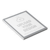 Persoonlijke Upload uw ontwerp Notitieblok (Schuin)