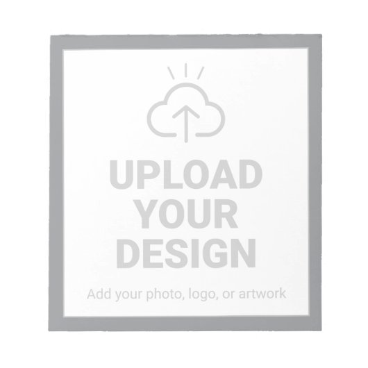 Persoonlijke Upload uw ontwerp Notitieblok (Voorkant)
