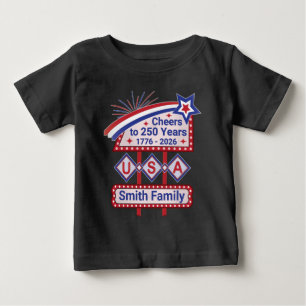 Persoonlijke USA 250 - Patriottische Retro Marquee