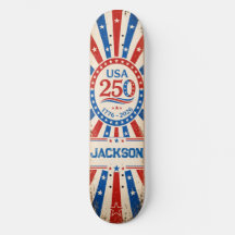 Persoonlijke USA America 250 Skateboard