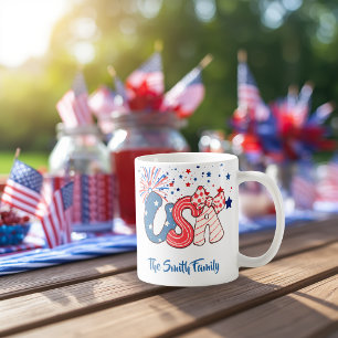 Persoonlijke USA-patriottische mok