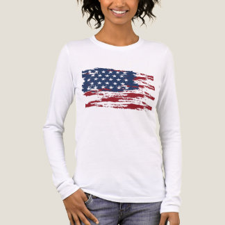 Persoonlijke USA Vlag T-shirt