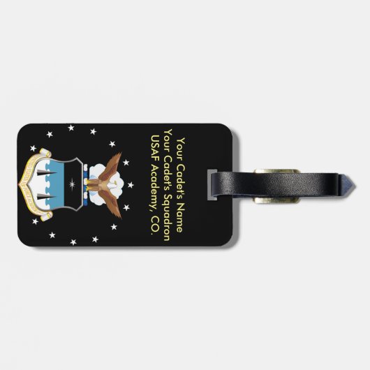 Persoonlijke USAFA bagagelabel (Achterkant horizontaal)