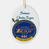 Persoonlijke USS Harry S Truman CVN 75 Keramisch Ornament (Rechts)