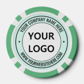 Persoonlijke Uw Logo Tekst Bedrijf Poker Chips (Achterkant)