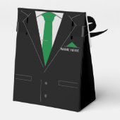 Persoonlijke 'Uw naam' tekst grappige stropdas cad Bedankdoosjes (Achterkant)