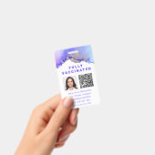 Persoonlijke Vaccinatie ID Foto QR Code Badge (Handheld)