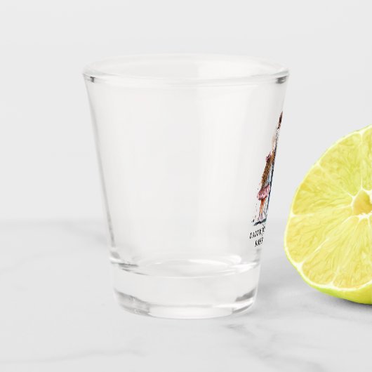 Persoonlijke vader en dochter shot glas (Links)