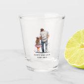 Persoonlijke vader en dochter shot glas (Voorkant)