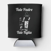 Persoonlijke vader- en dochternaamdag blikjeskoeler (Voorkant)