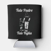 Persoonlijke vader- en dochternaamdag blikjeskoeler (Achterkant)