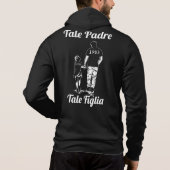 Persoonlijke vader- en dochternaamdag hoodie (Achterkant)