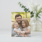 Persoonlijke Vader EST-foto kaart (Staand voorkant)