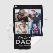 Persoonlijke vader Foto Golf Towel Golfhanddoek (Insitu)