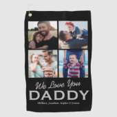 Persoonlijke vader Foto Golf Towel Golfhanddoek (Voorkant)