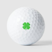 Persoonlijke vader mama Novelty Irish Green Shamro Golfballen (Voorkant)