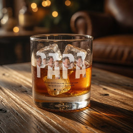 Persoonlijke Vader | Op Maat Gemaakt Fotocadeau Whisky Glas